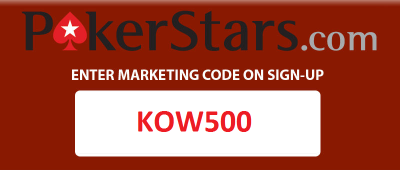 PokerStars Marketing Code